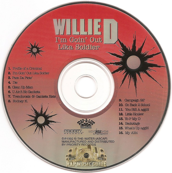 Willie D - I'm Goin' Out Lika Soldier: CD | Rap Music Guide